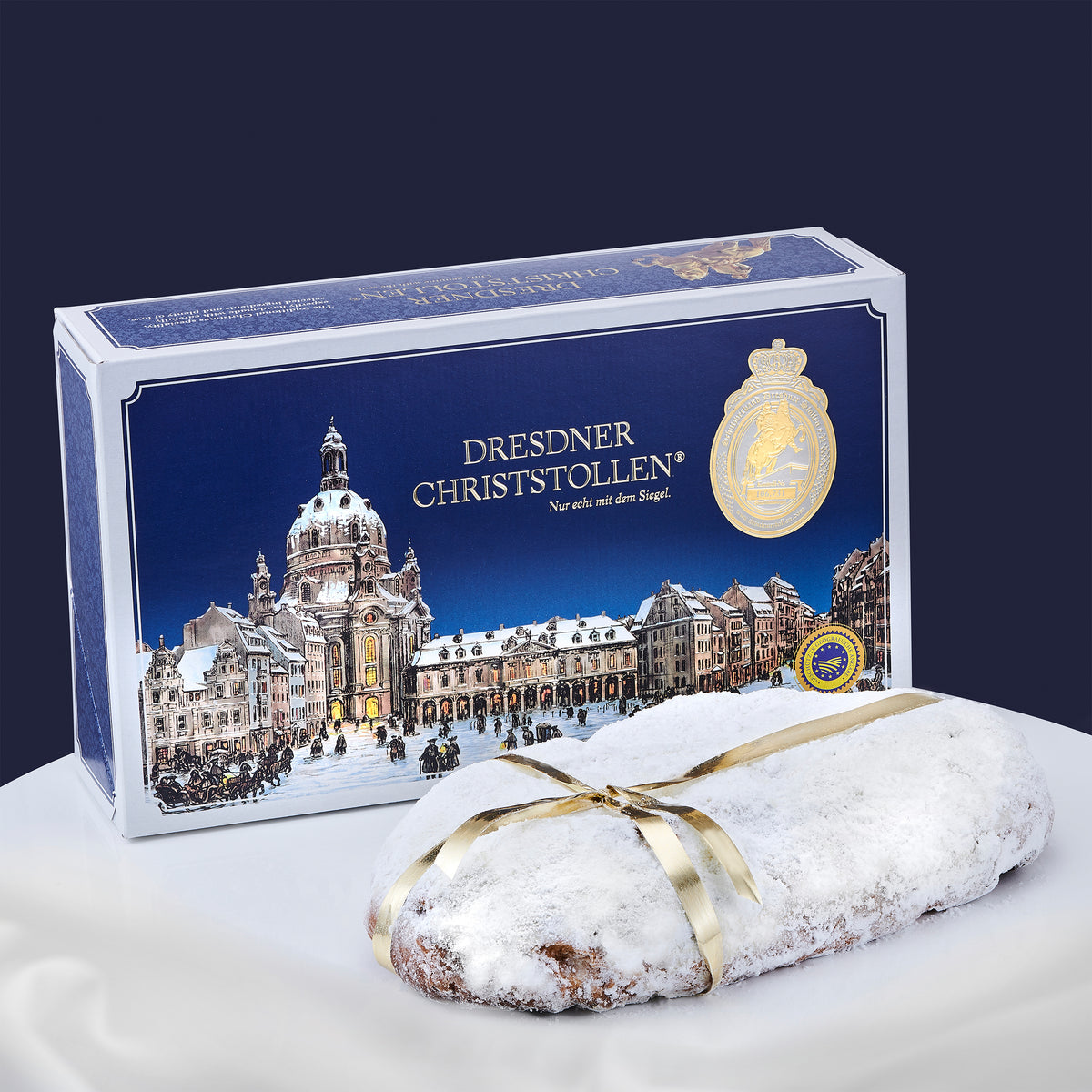 Dresdner Stollen® mit Stollenkarton